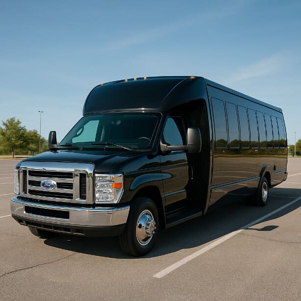College Station Shuttle Bus Rentals 18 Passenger Shuttle Bus