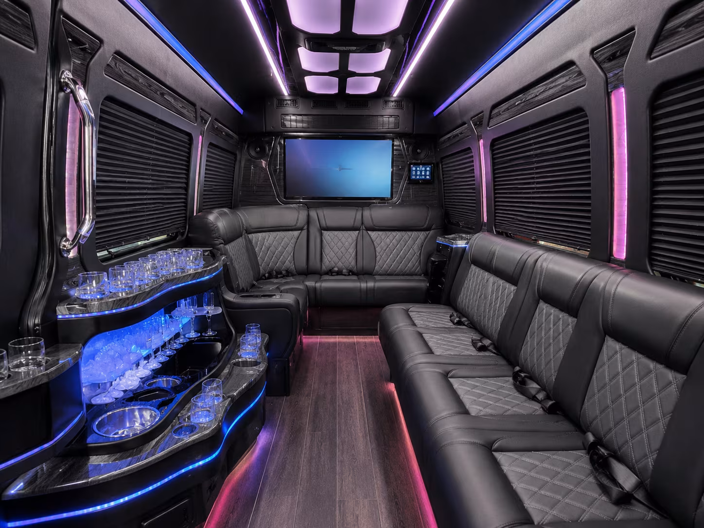 bus rental options for college station trips